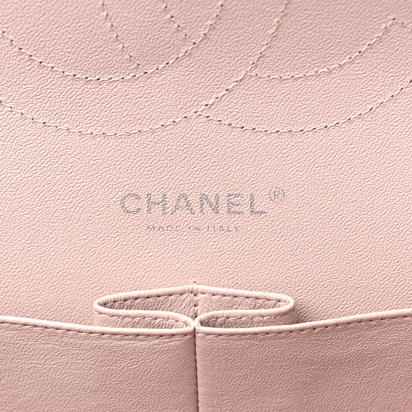 Patent Quilted Jumbo Double Flap Light Pink