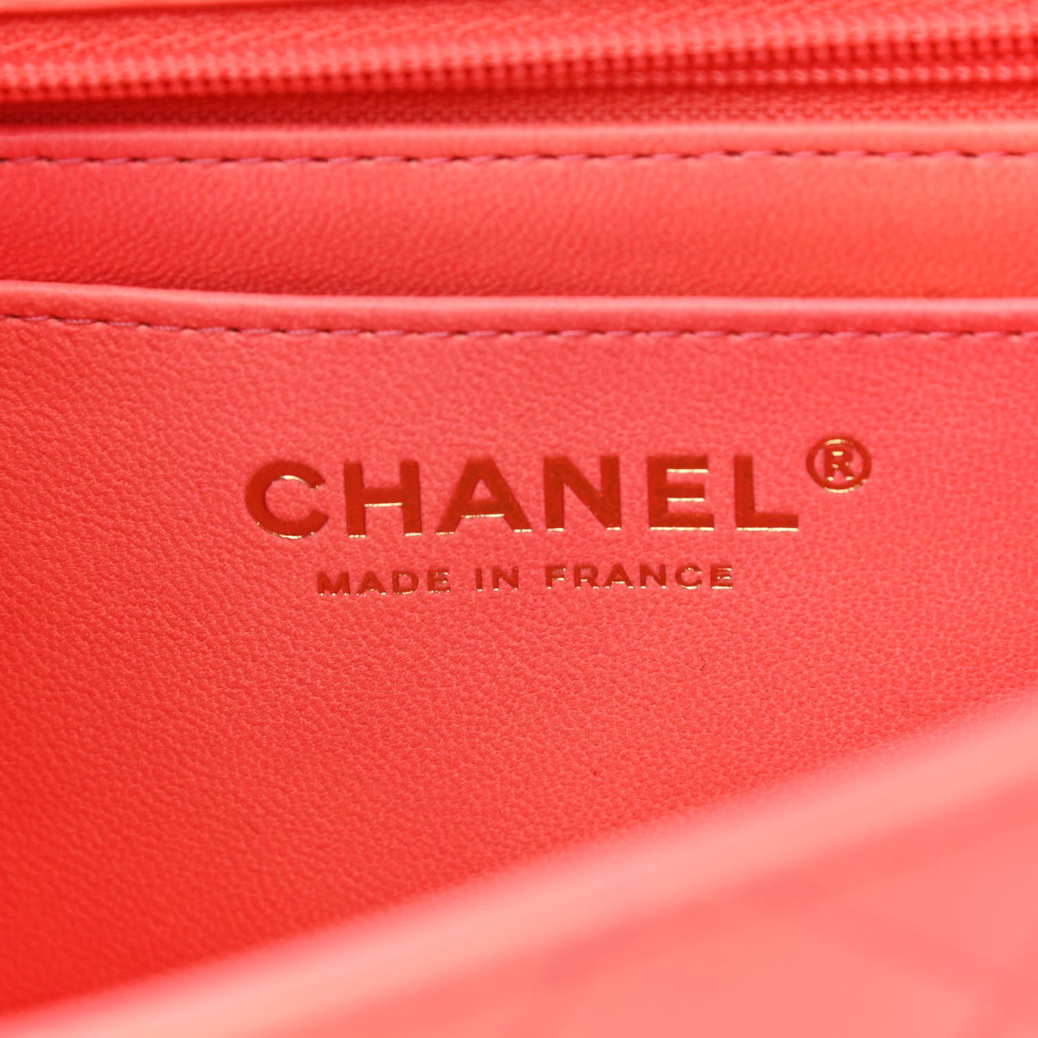 Chanel Lambskin Quilted Ombre Mini Top Handle Rectangular Flap Rose 5 of 10
