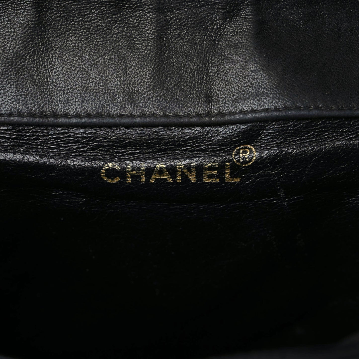 Lambskin Quilted Backpack Black
