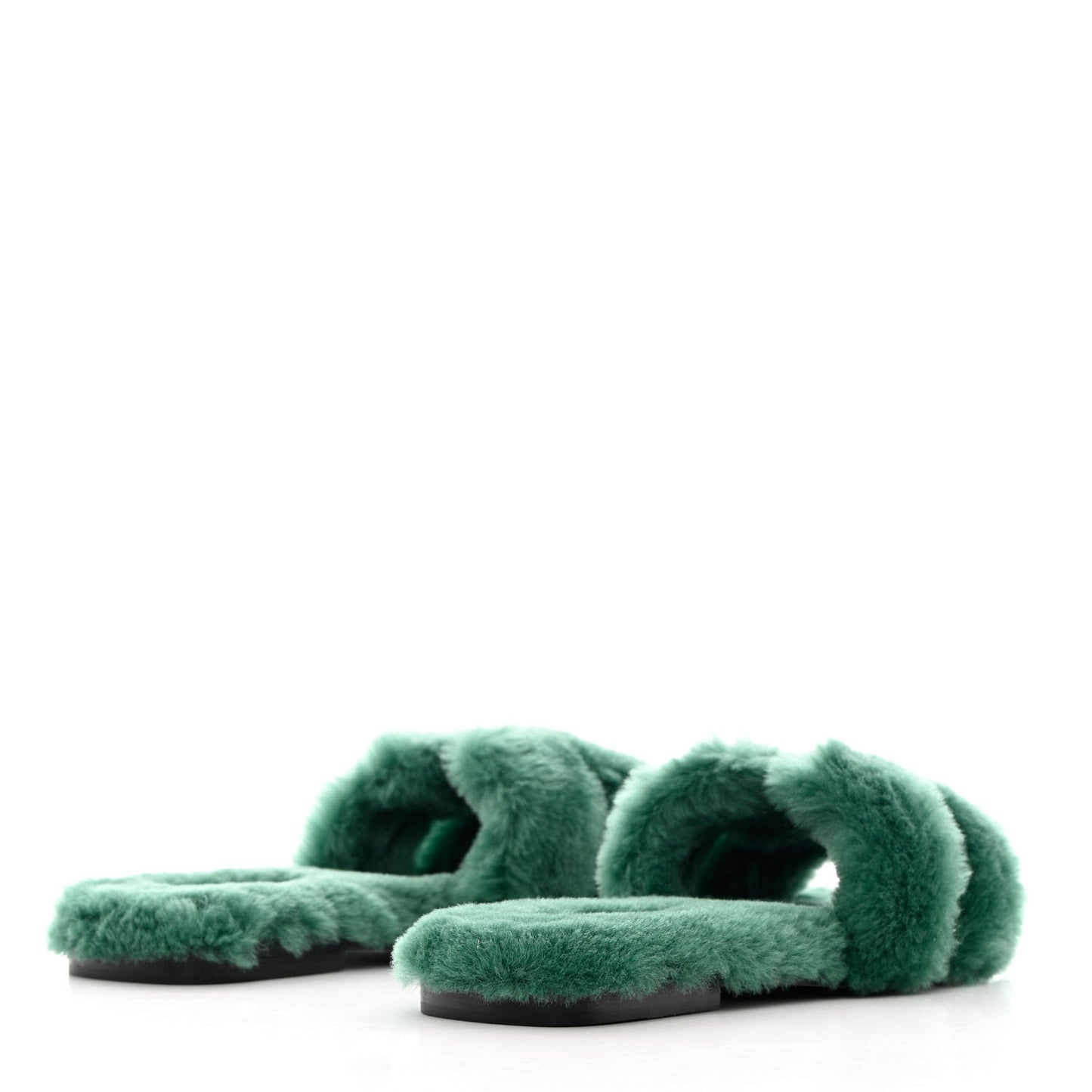 Woolskin Oran Sandals 40 Vert Anglais