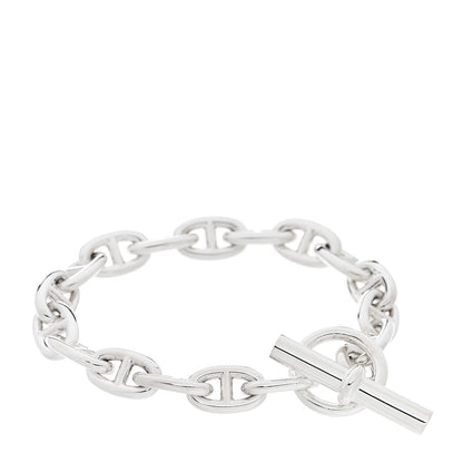 Hermes Sterling Silver MM Chaine d'Ancre Bracelet 1 of 4