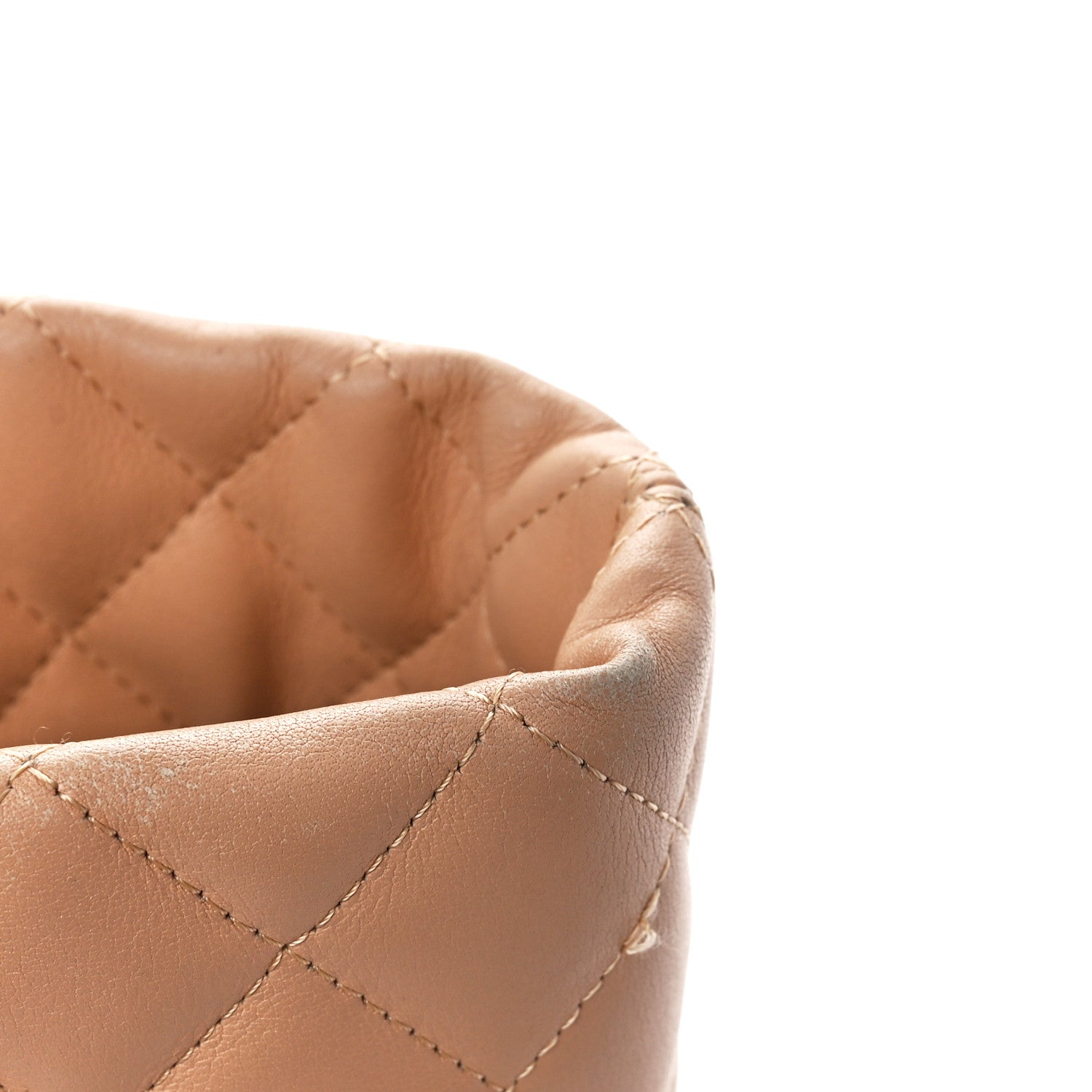 Chanel Calfskin Quilted Medium Cambon Tote Beige Black 12 of 14