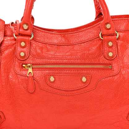 Balenciaga Agneau Giant 12 Gold Hardware City Rouge Coquelicot 9 of 11