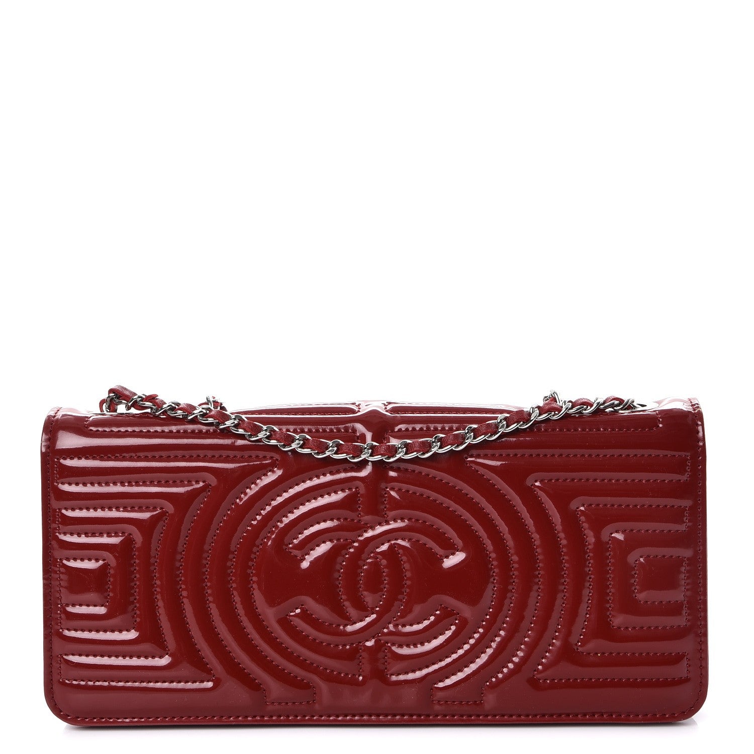 Chanel Vinyl Coco Ming Flap Red 1 of 11