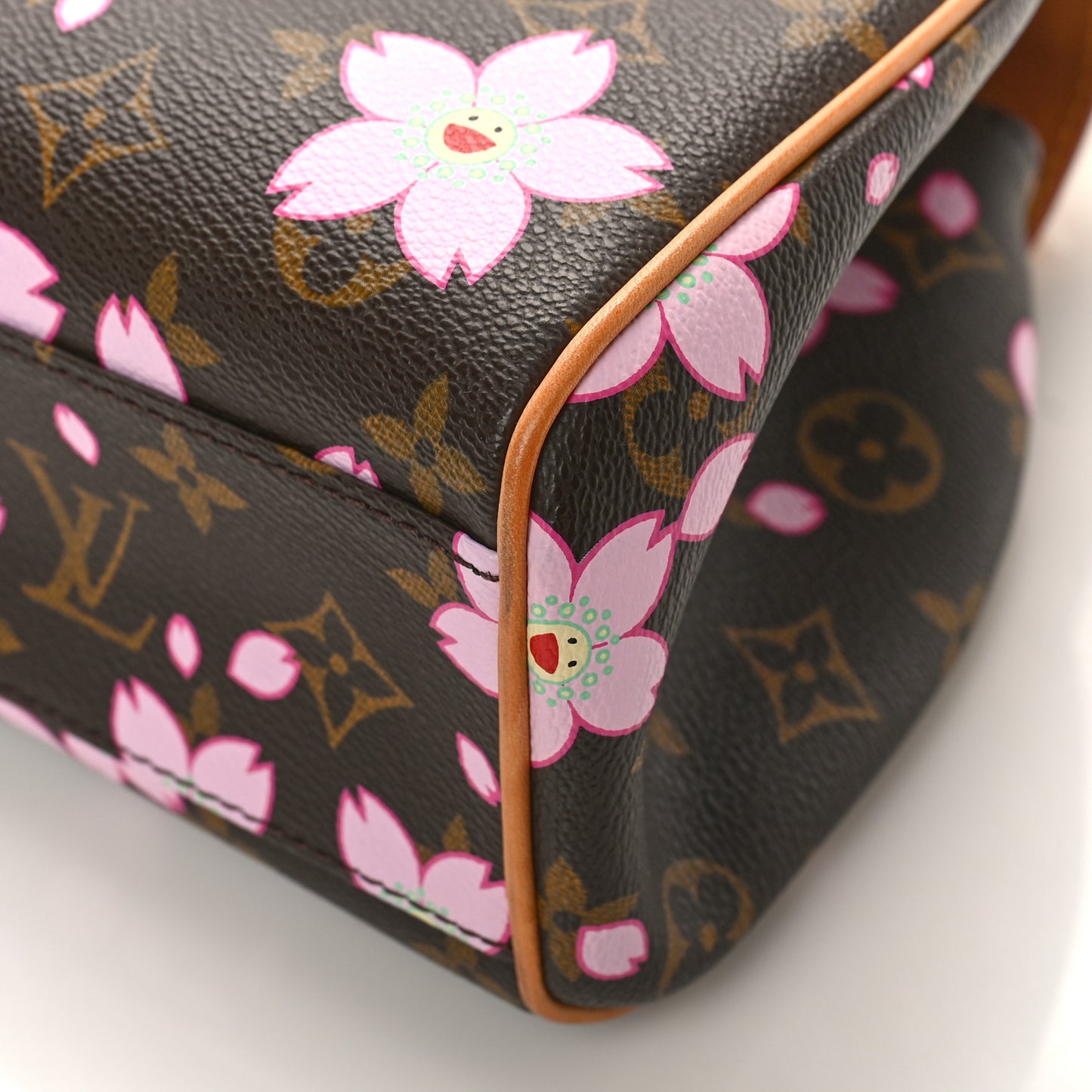 Monogram Cherry Blossom Sac Retro Bag Brown