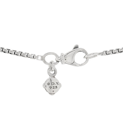 David Yurman Sterling Silver Diamond Petite X Lariat Necklace 3 of 3