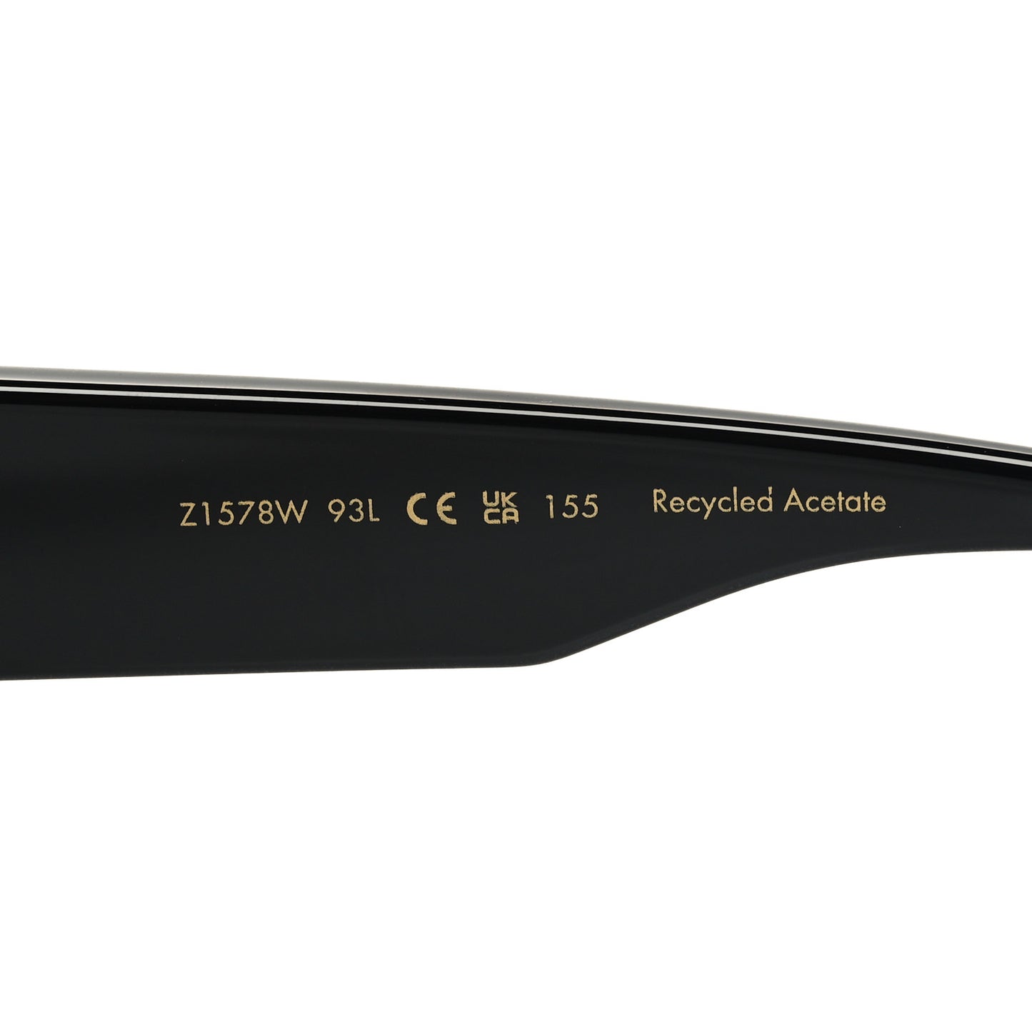 Acetate Swarovski Crystal Cyclone Sunglasses Z1578W Black