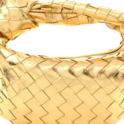 Bottega Veneta Metallic Nappa Intrecciato Mini Jodie Gold 8 of 10