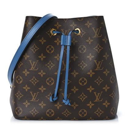 Louis Vuitton Monogram Neonoe MM Blue Jean 1 of 8