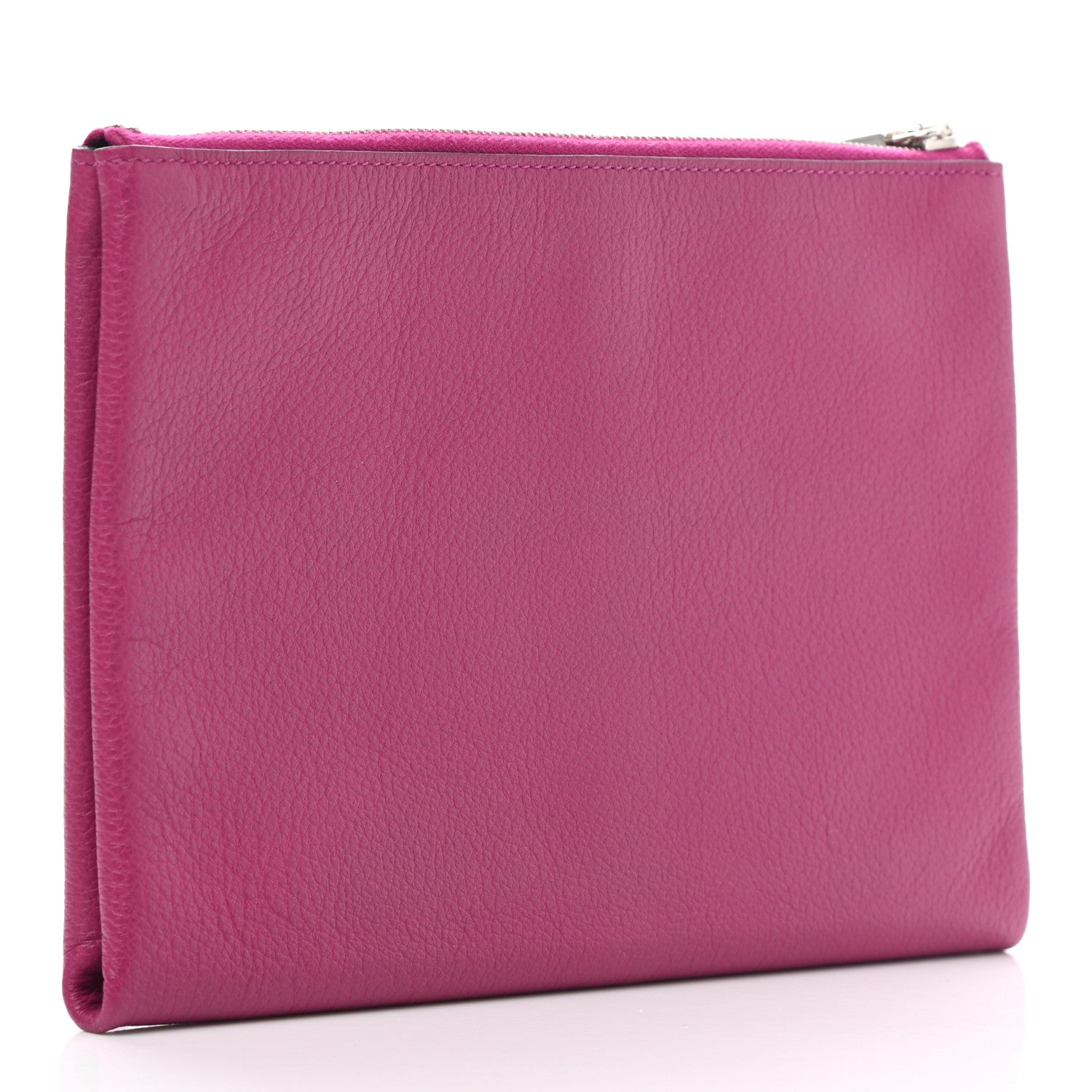 Hermes Evercolor Atout Pouch Rose Pourpre Bleu Saphir 3 of 10