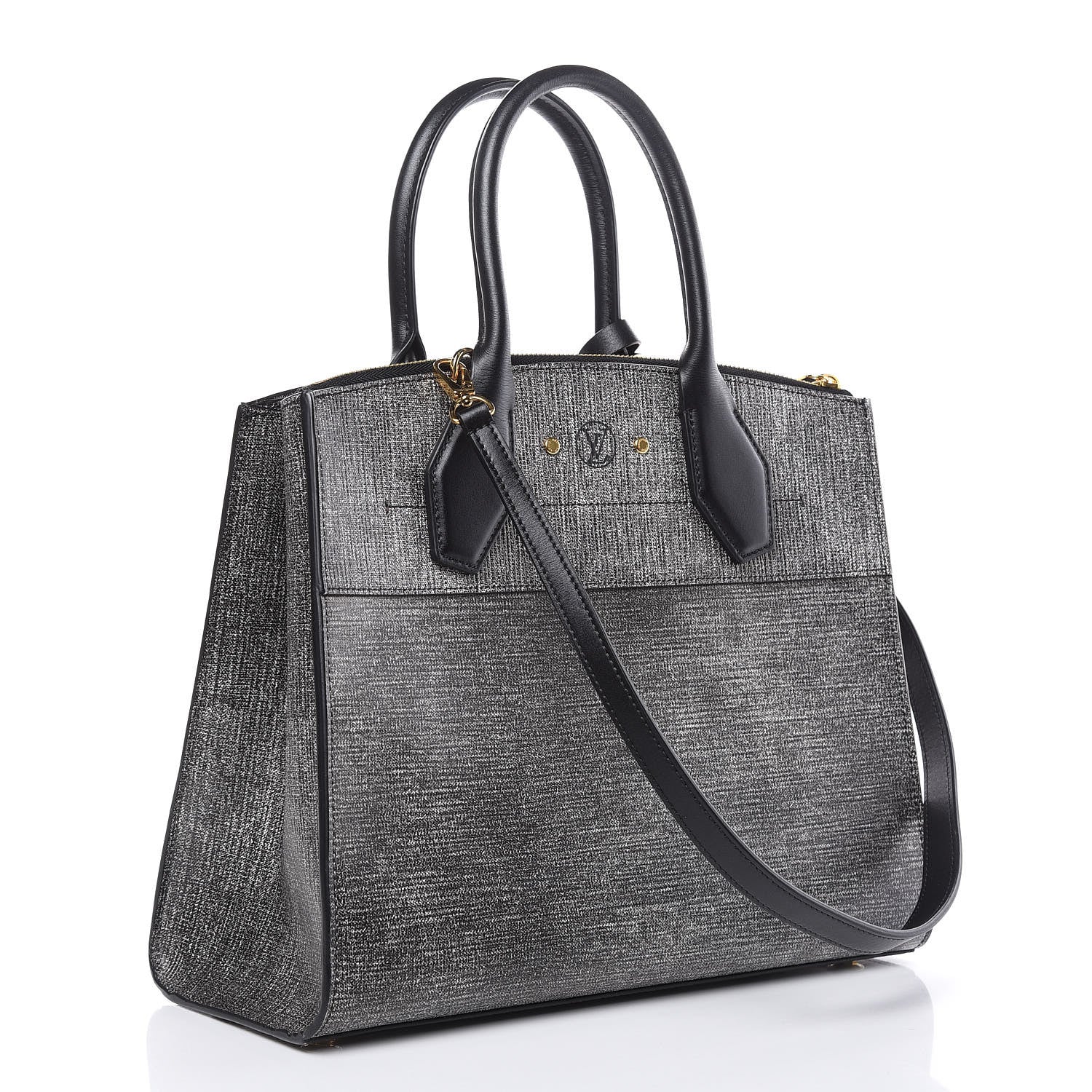 Louis Vuitton Epi Jean City Steamer MM Gray 3 of 9