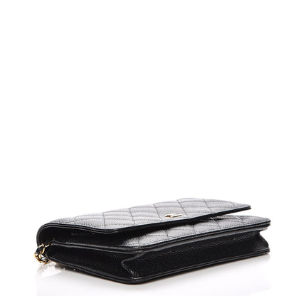 Chanel Caviar Quilted Wallet On Chain WOC Black 7 of 17