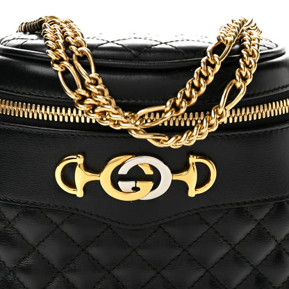 Gucci Calfskin Trapuntata Zumi Belt Bag Black 8 of 13