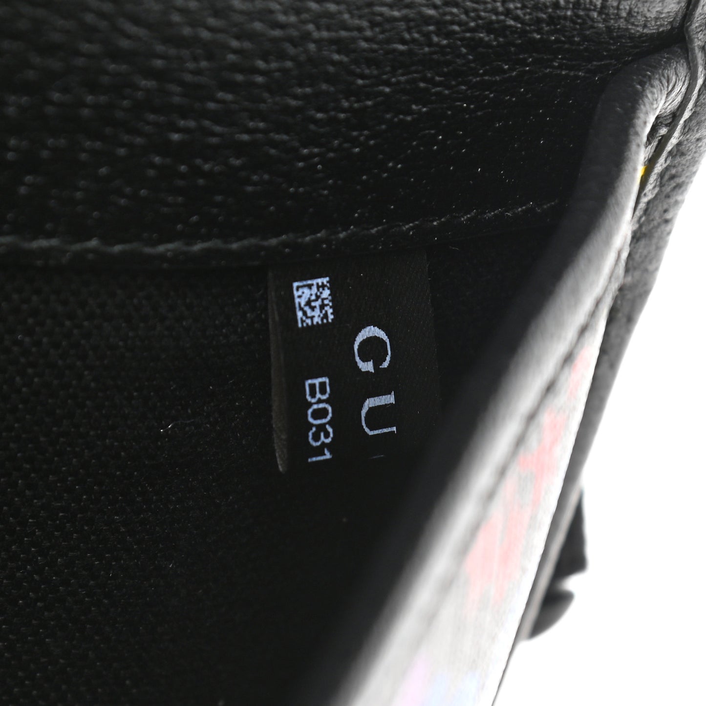 GG Supreme Monogram Psychedelic Slim Belt Bag Black