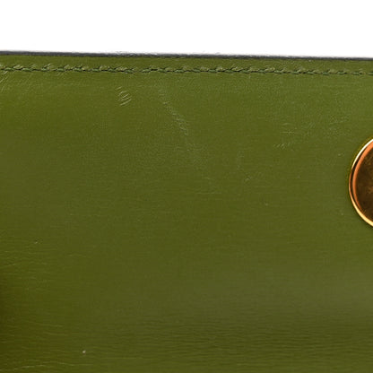 Valentino Garavani Calfskin Maison Gryphons Chain Shoulder Bag Green 9 of 11