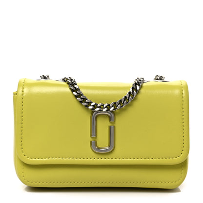 Marc Jacobs Lambskin Mini The Glam Shot Bag Apple Green 1 of 6