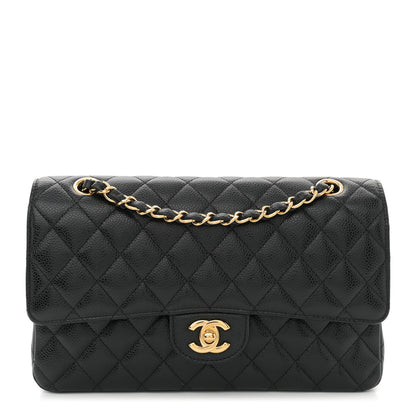 Chanel Caviar Quilted Medium Double Flap Black 1 of 11