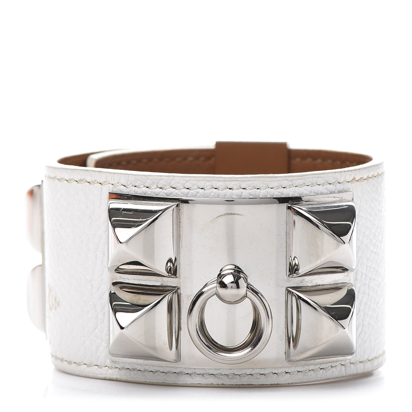 Epsom Collier de Chien CDC Bracelet S White