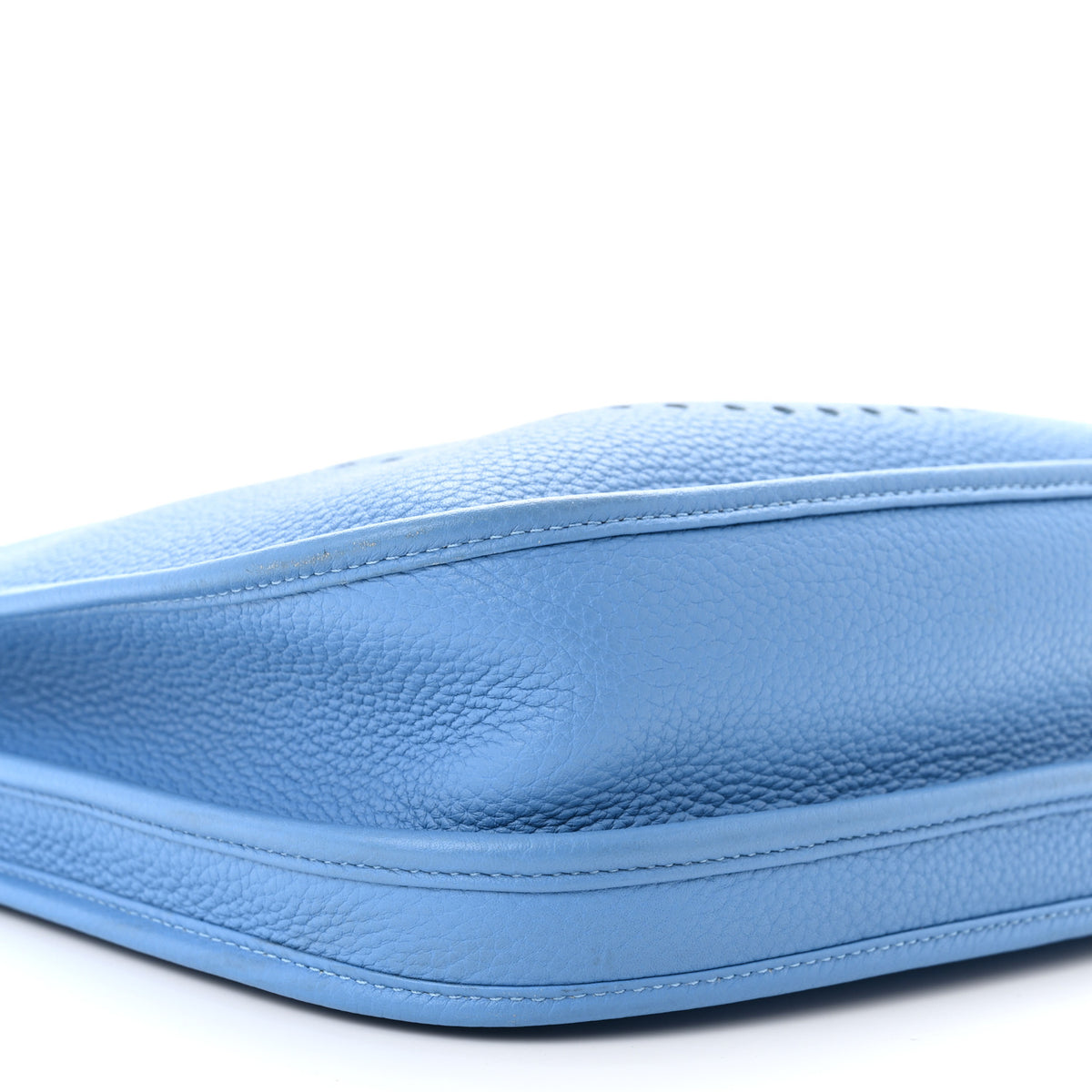 Hermes Taurillon Clemence Evelyne III PM Bleu Paradis 9 of 16