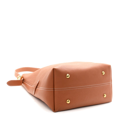 Louis Vuitton Grained Calfskin Low Key Hobo MM Cognac 5 of 11