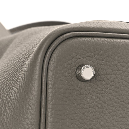 Hermes Taurillon Clemence Picotin Lock 22 MM Etain 7 of 10
