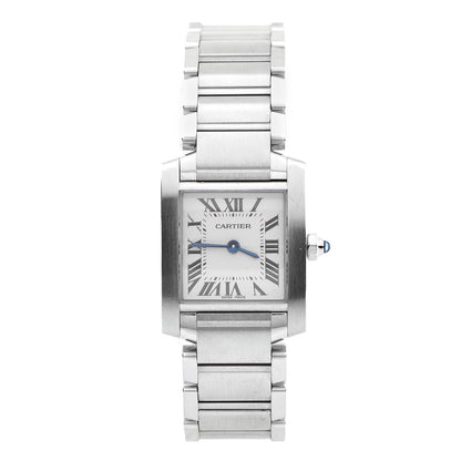 Cartier Stainless Steel 20mm Tank Francaise Quartz Watch 1 of 7