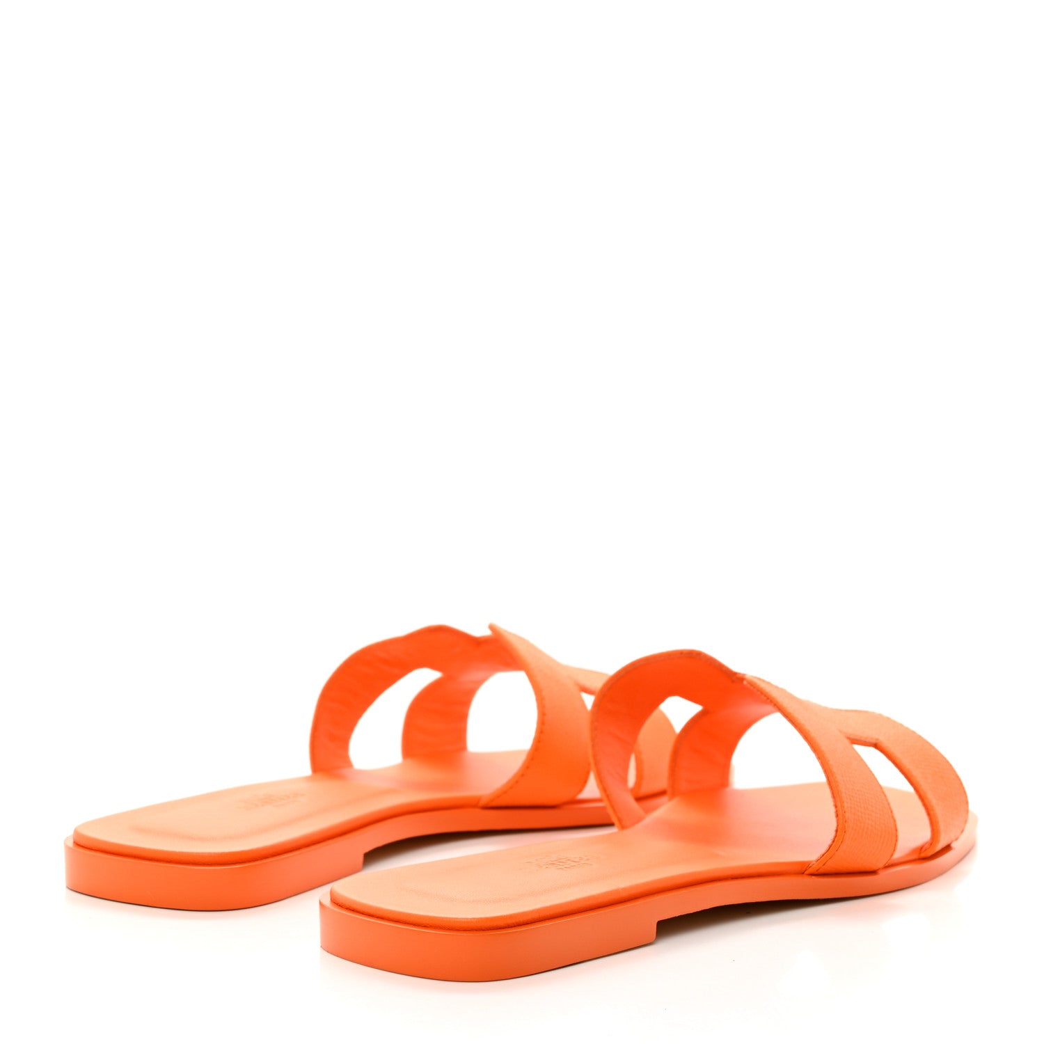 Hermes Epsom Oran Sandals 41 Orange Sunset 4 of 9