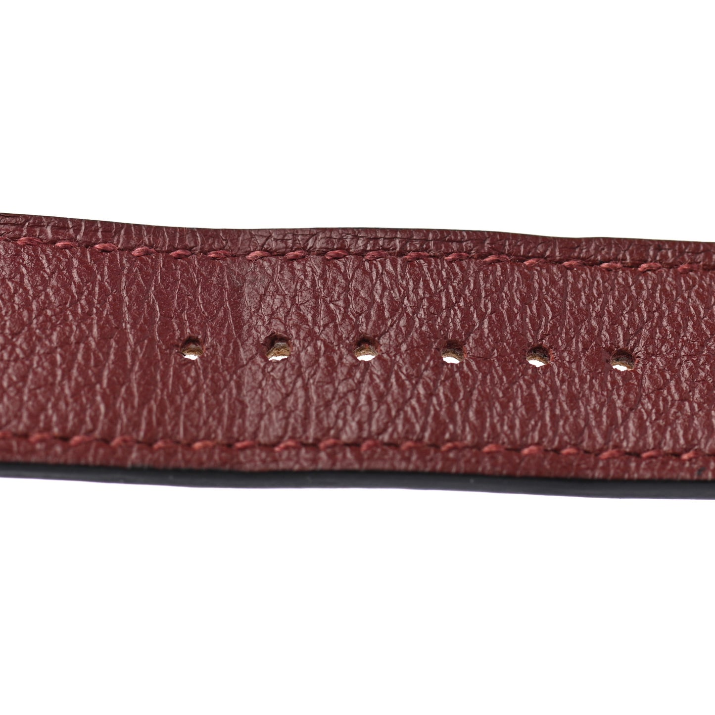Chevre Mysore Heure H Hour Watch MM Strap Rouge H