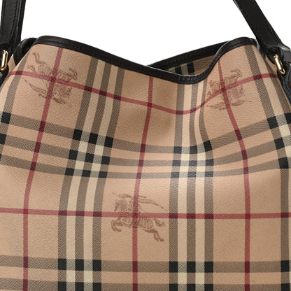 Burberry Haymarket Check Small Canterbury Tote Brown 9 of 17