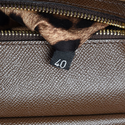 Dolce & Gabbana Dauphine Medium Miss Sicily Satchel Brown 9 of 12
