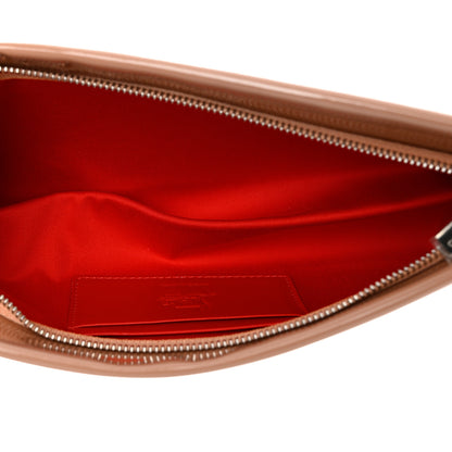 Christian Louboutin Patent Loubi Twist Zip Clutch Bag Nude 5 of 6