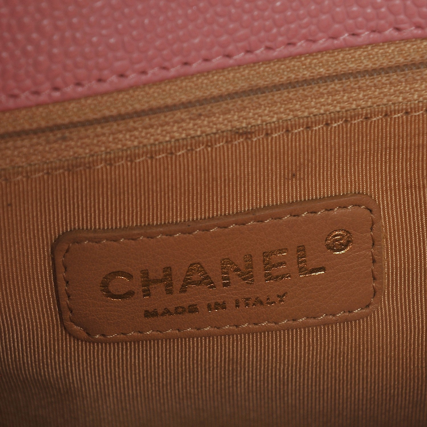 Chanel Caviar Quilted Petit Shopping Tote PST Pink 6 of 8