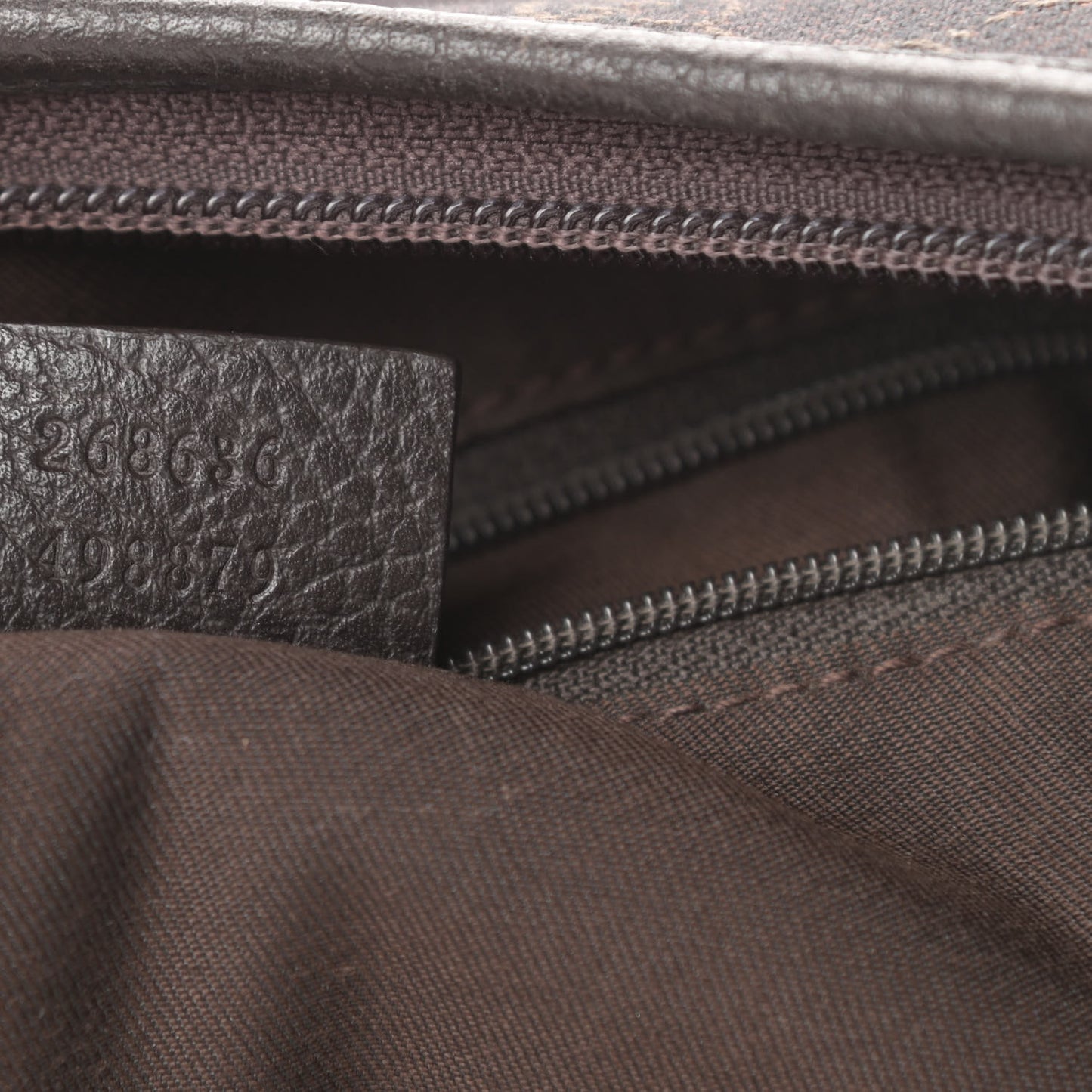 Denim Monogram Abbey D Ring Hobo Brown