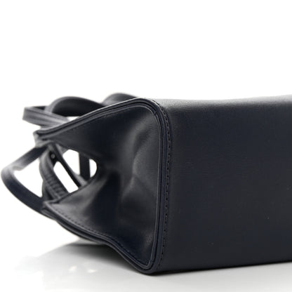 Telfar Vegan Leather Small Shopping Bag Navy 9 of 11
