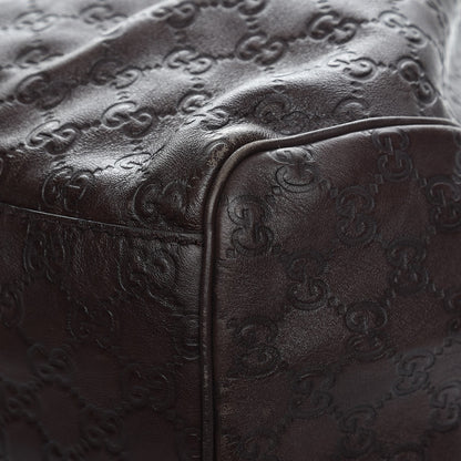 Gucci Guccissima Signature Large Sukey Tote Chocolate 11 of 12