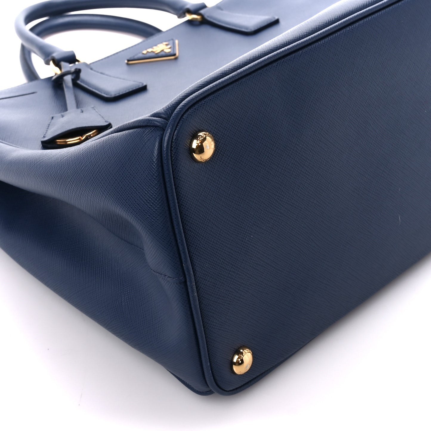Saffiano Lux Extra Large Galleria Double Zip Tote Bluette