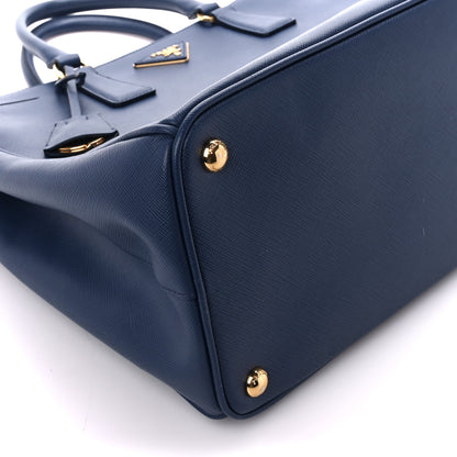 Prada Saffiano Lux Extra Large Galleria Double Zip Tote Bluette 12 of 13