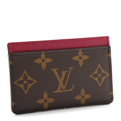 Louis Vuitton Monogram Card Holder Fuchsia 3 of 9
