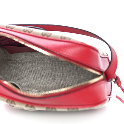 Gucci Monogram Mini Bree Messenger Bag Red 5 of 15