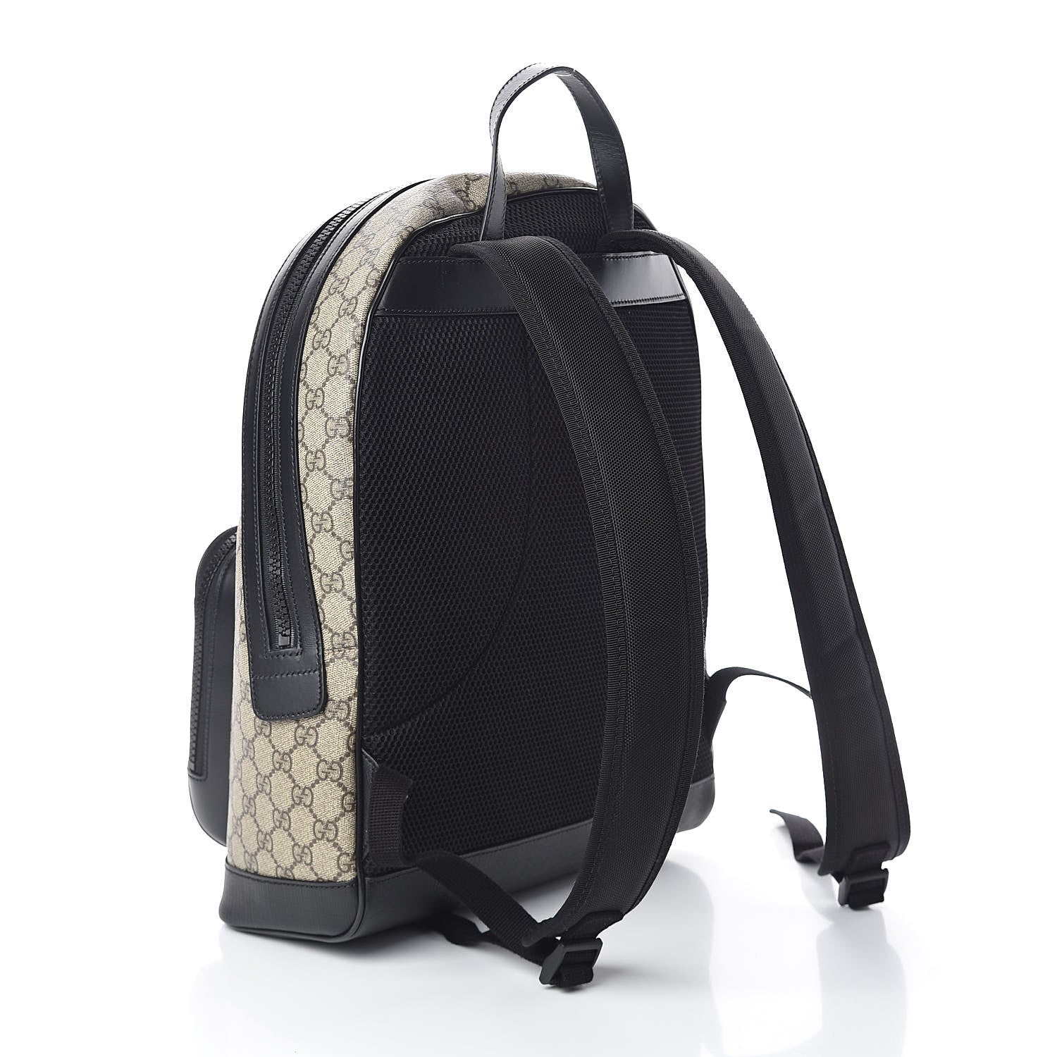 Gucci GG Supreme Monogram Medium Backpack Black 3 of 10