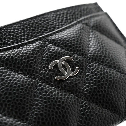 Chanel Caviar Quilted Card Holder Black 10 of 11