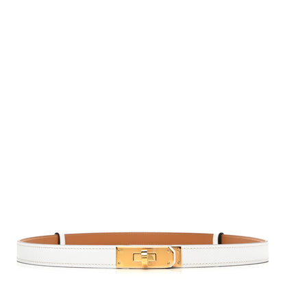 Hermes Epsom Kelly Belt White 1 of 4