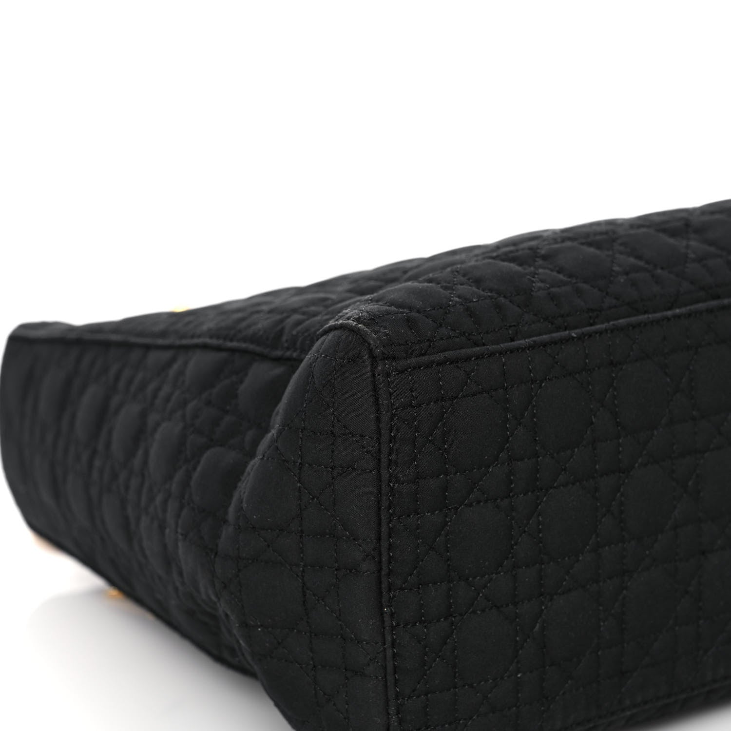 Christian Dior Nylon Cannage Medium Lady Dior Black 11 of 12