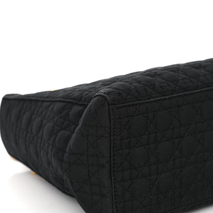 Christian Dior Nylon Cannage Medium Lady Dior Black 11 of 12