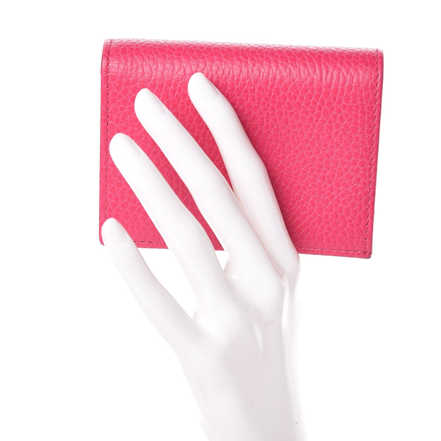 Dollar Calfskin GG Marmont Card Case Box Pink