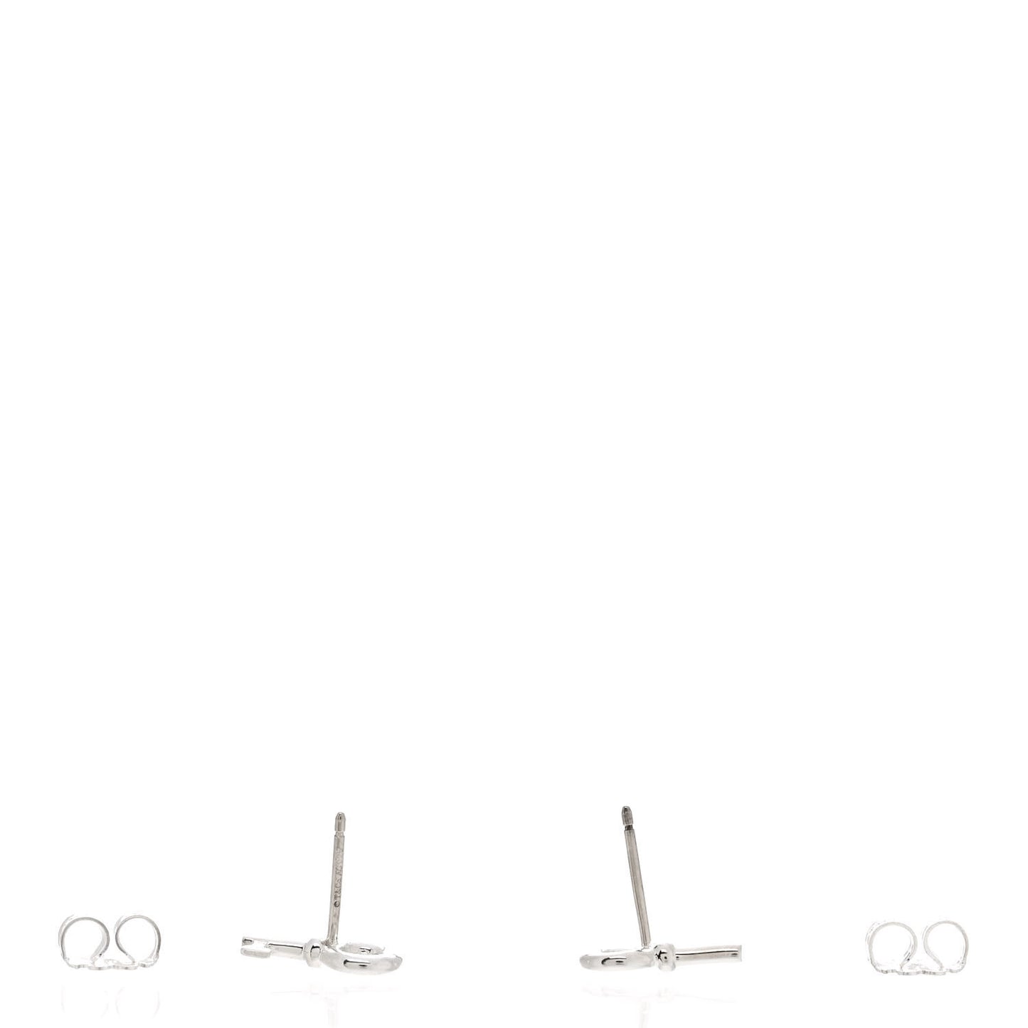 Sterling Silver Key Earrings