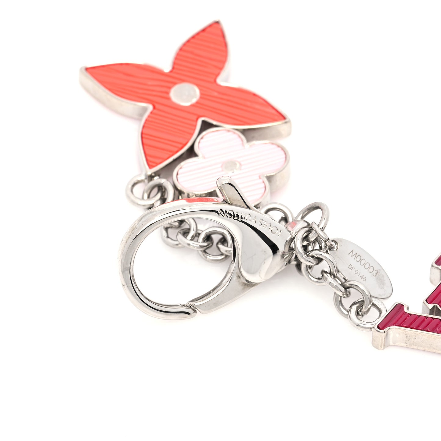 Fleur de Epi Bag Charm Fuchsia