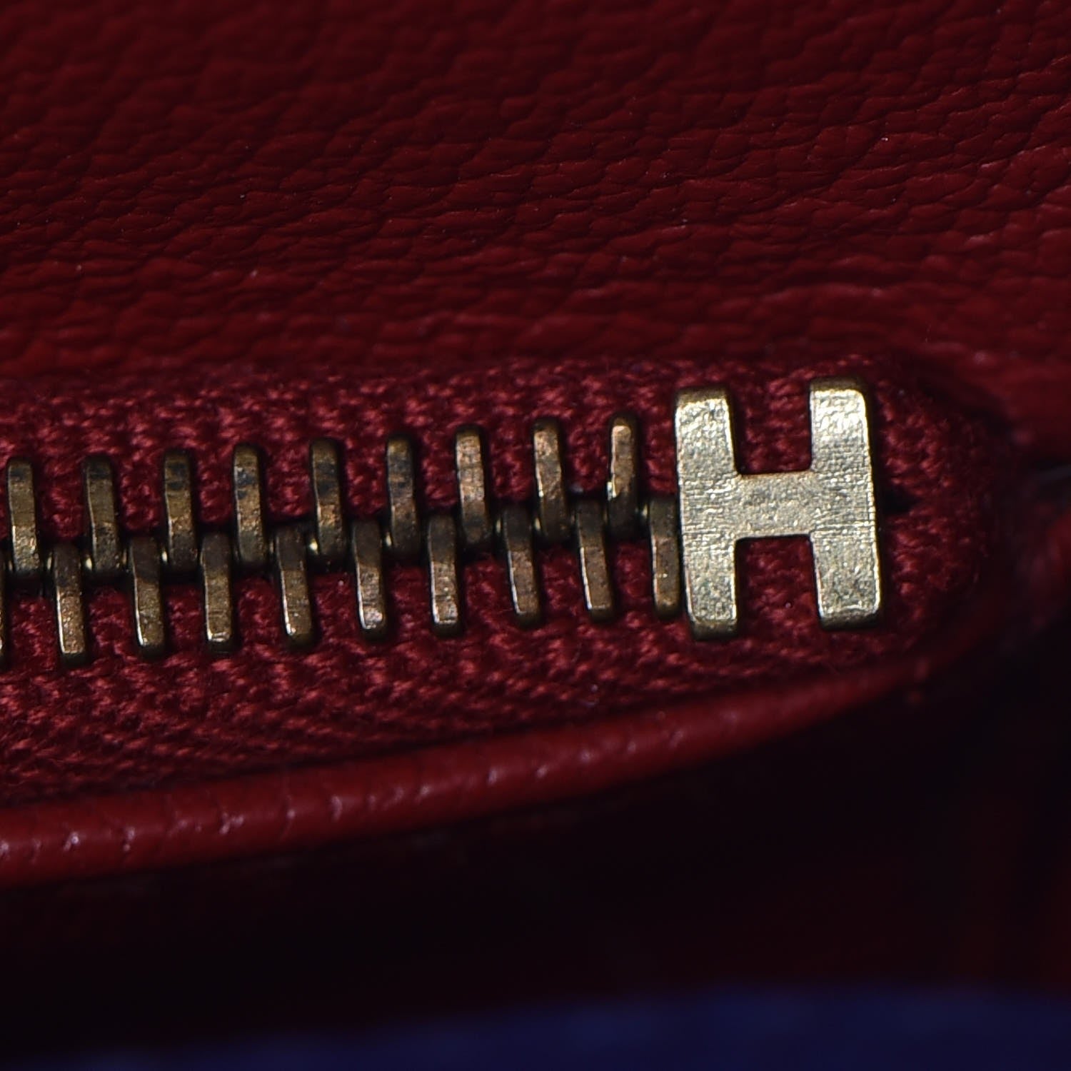 Hermes Togo Horseshoe Kelly Retourne 32 Bleu Electrique Rouge H 29 of 40