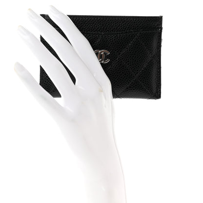 Chanel Caviar Quilted Card Holder Black 2 of 9