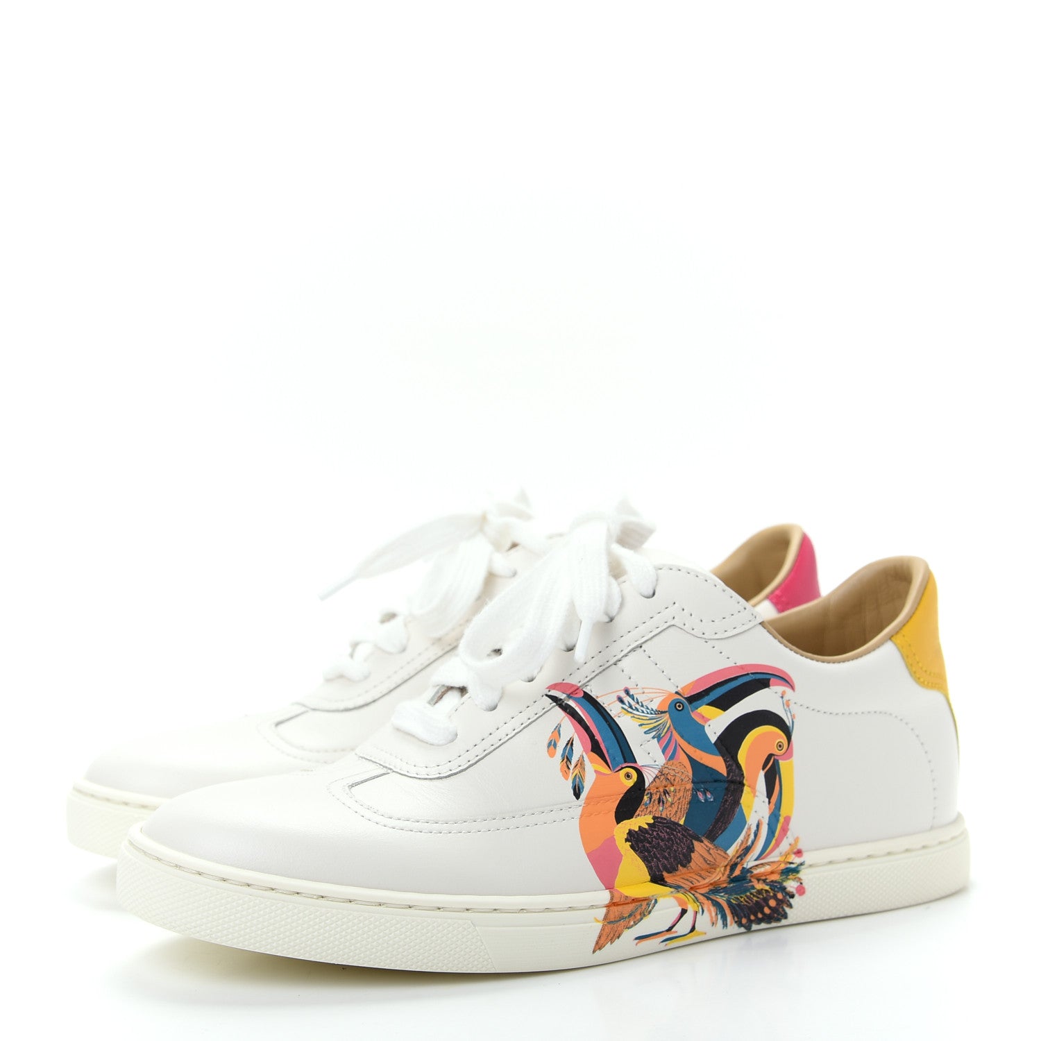 Hermes Swift Quicker Sneakers 36 Rose Multicolor 3 of 11